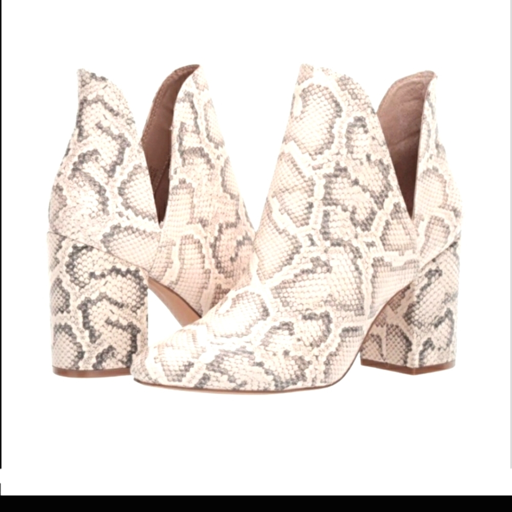 Rookie Bootie In Light Beige Snake